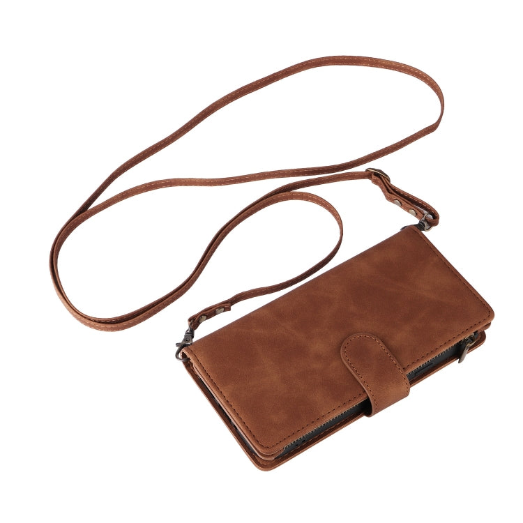 For Google Pixel 9 Multifunctional Multi-Card Wallet Phone Leather Case(Brown) - Google Cases by PMC TechLife | Online Shopping South Africa | PMC TechLife | Buy Now Pay Later Mobicred