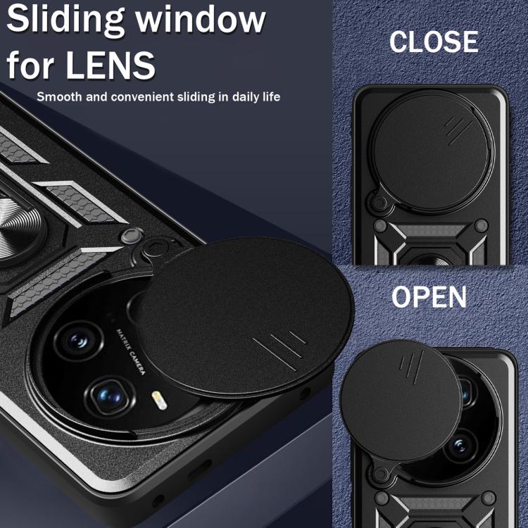 For Honor Magic7 Pro Sliding Camera Cover Design TPU+PC Phone Case(Green) - free shipping - PMC TechLife - Order now!