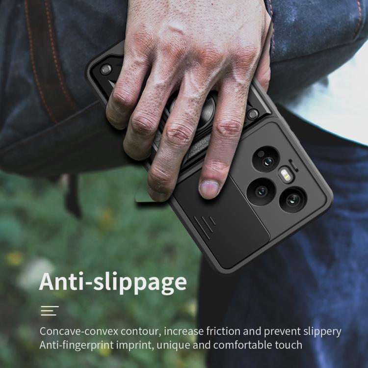 For Honor 400 Pro Global 160.8mm Sliding Camera Cover Design TPU+PC Phone Case(Blue) - free shipping - PMC TechLife - Order now!