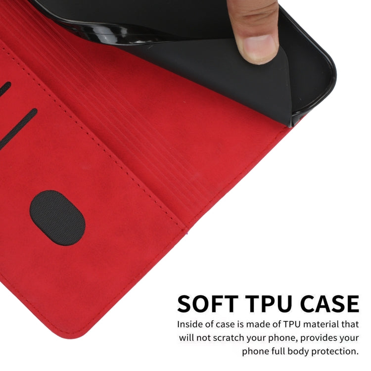 For Tecno Spark Go 2024 / POP 8 Diamond Splicing Skin Feel Magnetic Leather Phone Case(Red) - Tecno Cases by PMC Jewellery | Online Shopping South Africa | PMC Jewellery | Buy Now Pay Later Mobicred