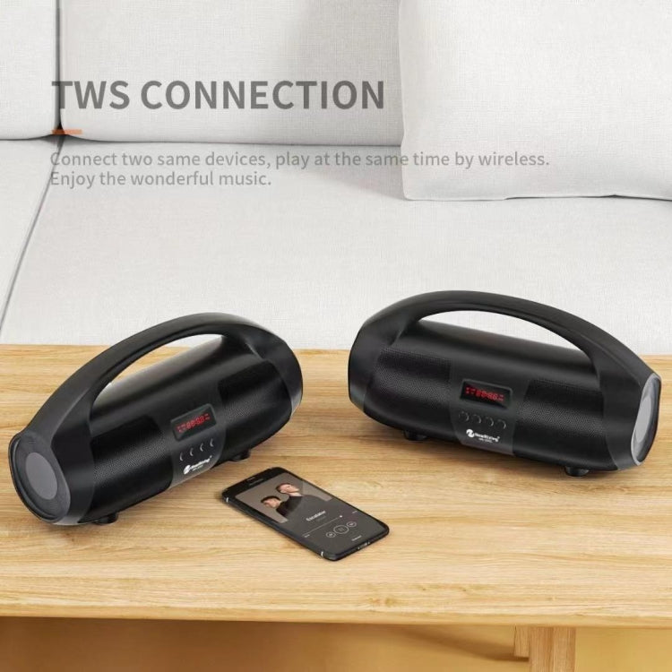 NewRixing NR2055 Wireless Portable TWS Bluetooth Speaker with Microphone(Red) - free shipping - PMC Jewellery - Order now!