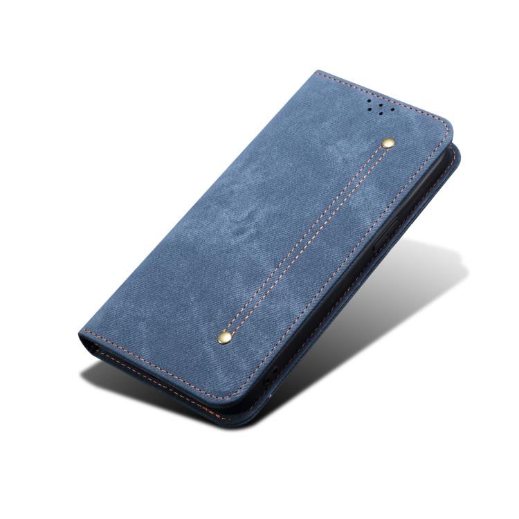 For Motorola Moto G15 Denim Texture Flip Leather Phone Case(Blue) - free shipping - PMC TechLife - Order now!