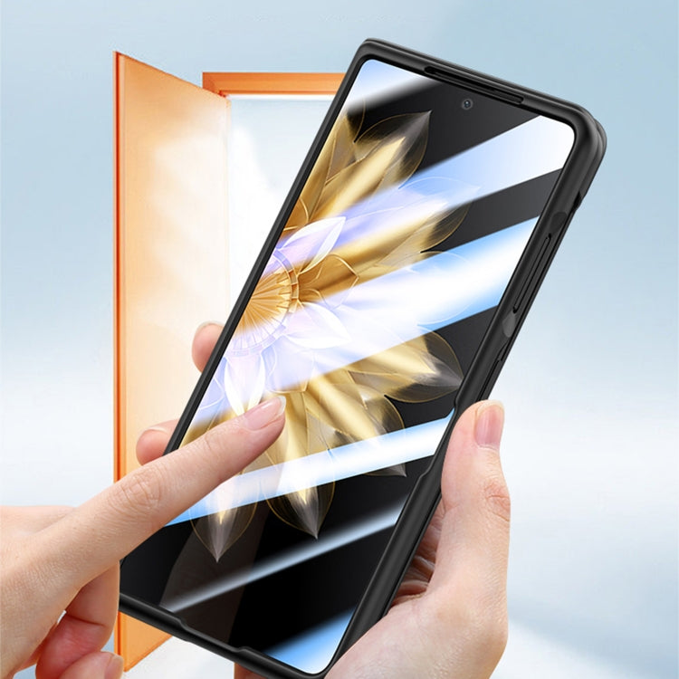 For Honor Magic V2 Integrated Skin Feel PC Phone Case with Pen / Pen Box(Black) - Honor Cases by PMC TechLife | Online Shopping South Africa | PMC TechLife | Buy Now Pay Later Mobicred