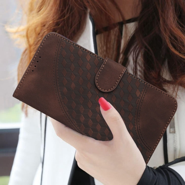 For Motorola Moto G Stylus 5G 2024 YX0060 Elephant Head Embossed Phone Leather Case with Lanyard(Coffee) - Motorola Cases by PMC Jewellery | Online Shopping South Africa | PMC Jewellery | Buy Now Pay Later Mobicred