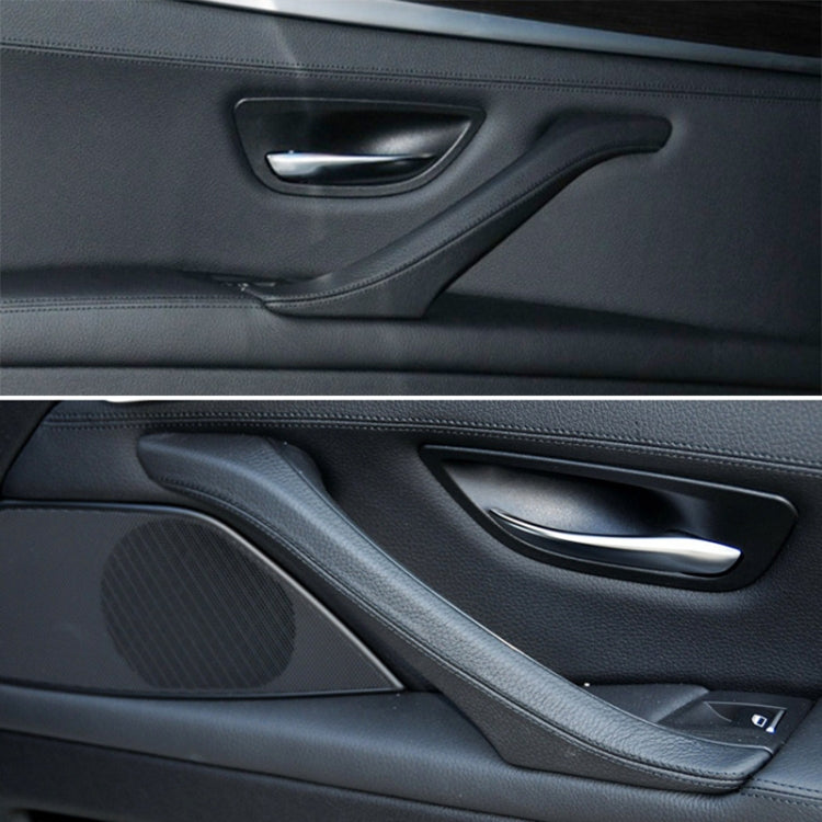 For BMW F10 / F18 5 Series 7pcs Car Inside Doors Handle Pull Trim Cover, Right Driving, 51417225874(Beige White) - Door Handles by PMC TechLife | Online Shopping South Africa | PMC TechLife | Buy Now Pay Later Mobicred