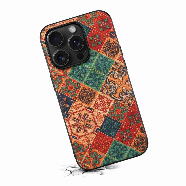 For iPhone 15 Pro Max Four Seasons Flower Language Series TPU Phone Case(Winter Blue) - iPhone 15 Pro Max Cases by PMC TechLife | Online Shopping South Africa | PMC TechLife | Buy Now Pay Later Mobicred