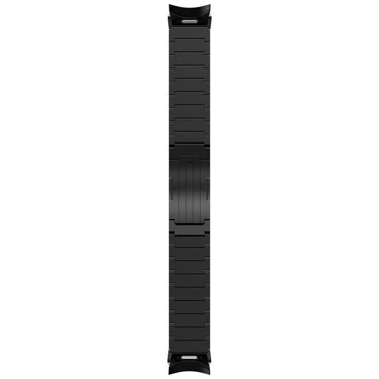For Samsung Galaxy Watch6/6 Classic/5/5 Pro Button Style One-bead Metal Watch Band(Titanium Color) - Watch Bands by PMC TechLife | Online Shopping South Africa | PMC TechLife
