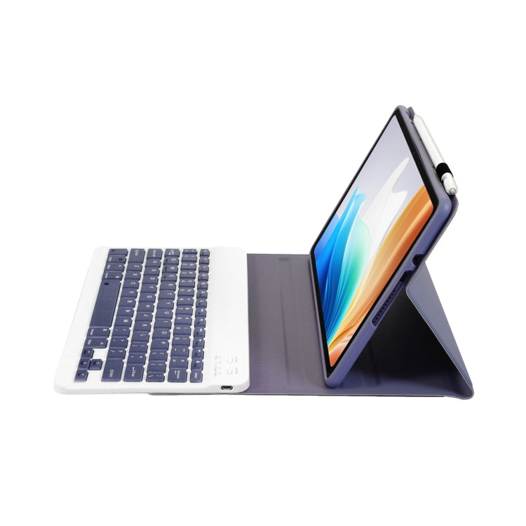For OnePlus Pad Go / OPPO Pad Air2 / Neo OP14 TPU Ultra-thin Detachable Bluetooth Keyboard Leather Case(Purple) - OPPO Keyboard by PMC TechLife | Online Shopping South Africa | PMC TechLife | Buy Now Pay Later Mobicred