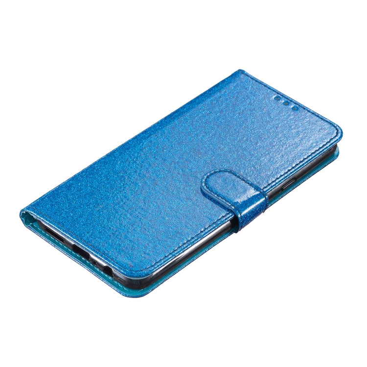 For Blackview A53 Pro Glitter Powder Flip Leather Phone Case(Blue) - More Brand by PMC TechLife | Online Shopping South Africa | PMC TechLife | Buy Now Pay Later Mobicred