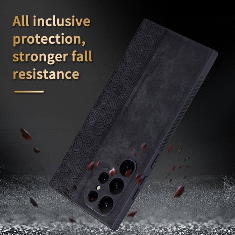 For Samsung Galaxy S24 Ultra 5G AZNS 3D Embossed Skin Feel Phone Case(Sapphire Blue) - free shipping - PMC Jewellery - Order now!