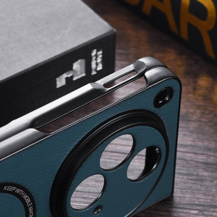 For OnePlus Open PU MagSafe Magnetic Phone Case(Black) - OnePlus Cases by PMC TechLife | Online Shopping South Africa | PMC TechLife | Buy Now Pay Later Mobicred