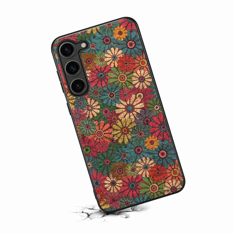 For Samsung Galaxy S24+ 5G Four Seasons Flower Language Series TPU Phone Case(Spring Green) - Galaxy S24+ 5G Cases by PMC TechLife | Online Shopping South Africa | PMC TechLife