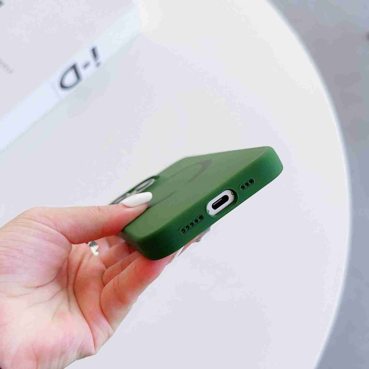 For iPhone 13 MagSafe Magnetic Liquid Silicone Phone Case(Red) - iPhone 13 Cases by PMC TechLife | Online Shopping South Africa | PMC TechLife