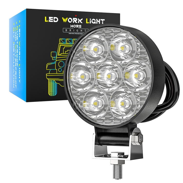 9-30V 12W 6000K 2.5 inch Car LED Engineering Auxiliary Light(White Light) - Work Lights by PMC TechLife | Online Shopping South Africa | PMC TechLife | Buy Now Pay Later Mobicred
