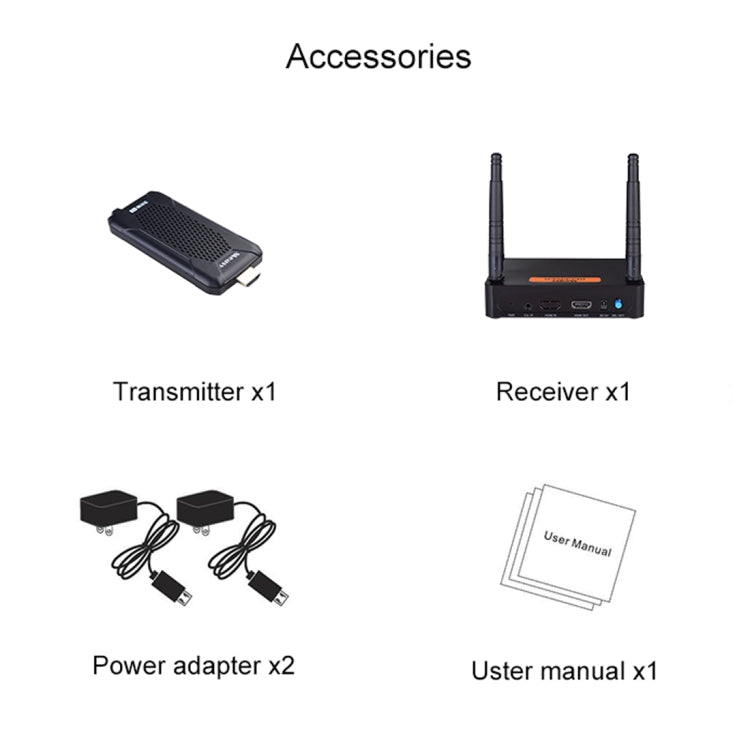 Measy FHD656 Mini 1080P HDMI 1.4 HD Wireless Audio Video Transmitter Receiver Extender Transmission System, Transmission Distance: 100m, US Plug - free shipping - PMC TechLife - Order now!