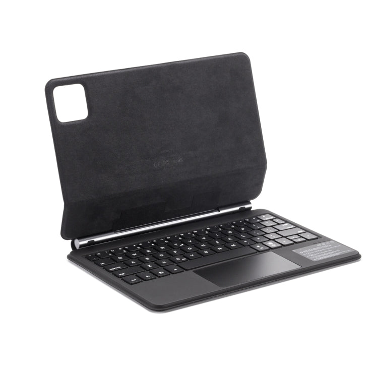 For Xiaomi Pad 6 / Pad Pro M11P-B-M611 Magnetic Bluetooth Keyboard Leather Tablet Case(Black) - Xiaomi Keyboard by PMC TechLife | Online Shopping South Africa | PMC TechLife | Buy Now Pay Later Mobicred
