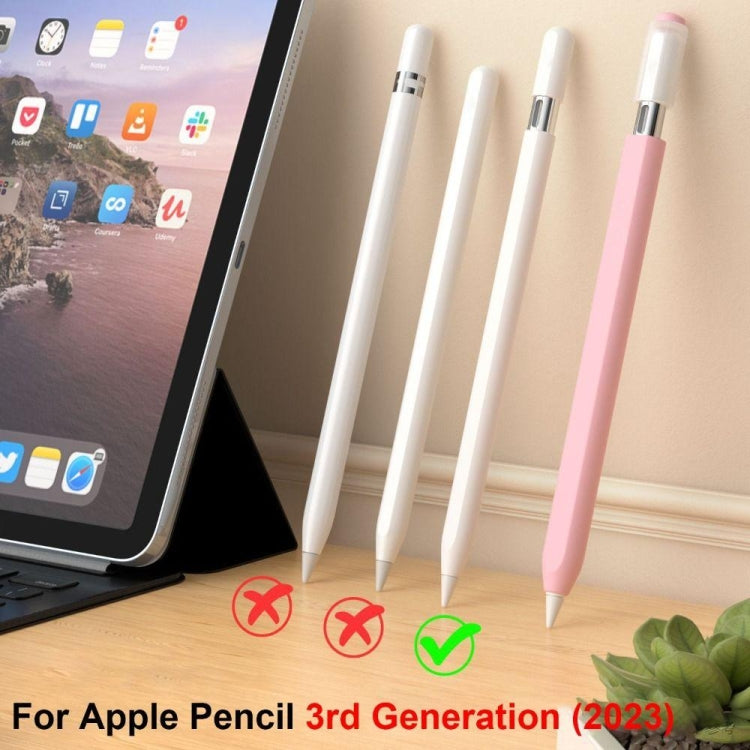 For Apple Pencil (USB-C) Jelly Silicone Stylus Pen Protective Cover(Purple) - Pencil Accessories by PMC TechLife | Online Shopping South Africa | PMC TechLife