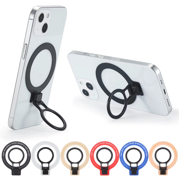 CPS-050 Adhesive MagSafe Magnetic Ring Phone Ring Holder(Black) - Ring Holder by PMC TechLife | Online Shopping South Africa | PMC TechLife
