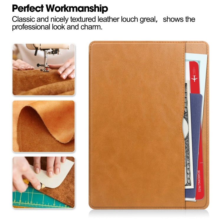 For Lenovo Tab M11/ Xiaoxin Pad 11 2024 Ultimate Pure Color Leather Smart Tablet Case(Brown) - Lenovo by PMC TechLife | Online Shopping South Africa | PMC TechLife | Buy Now Pay Later Mobicred
