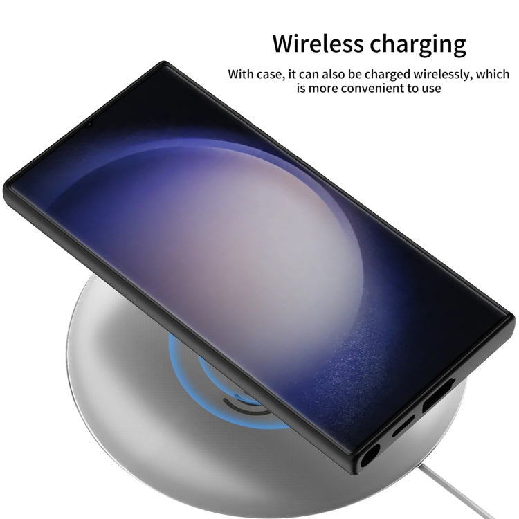 For Samsung Galaxy S24 Ultra 5G GKK Skin Feel Leather Fold Holder Phone Case(Carbon Fiber Texture) - free shipping - PMC Jewellery - Order now!