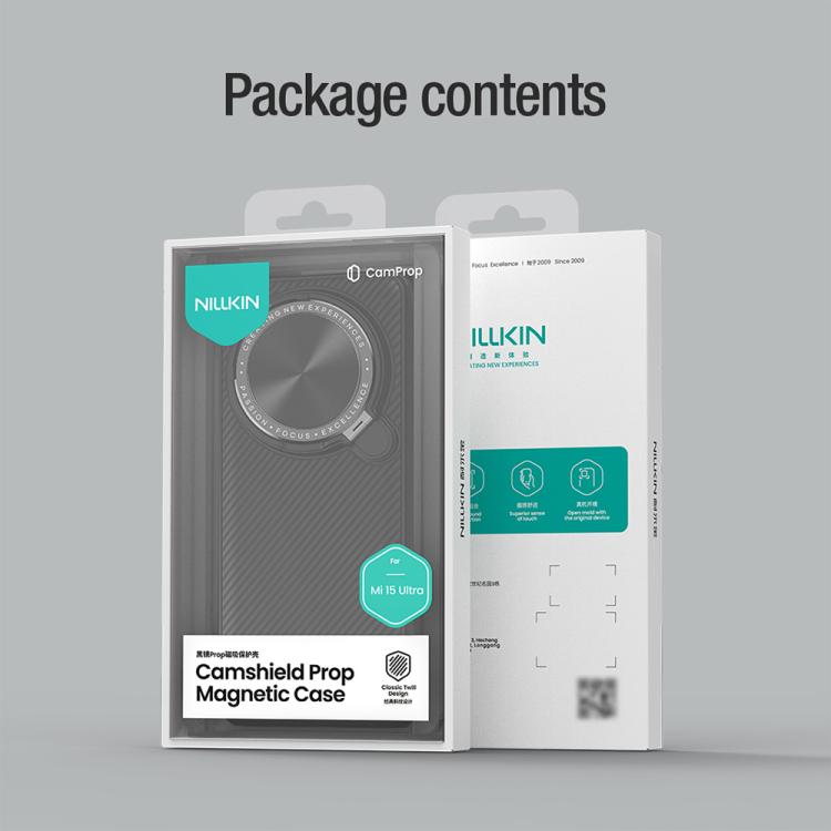 For Xiaomi 15 Ultra NILLKIN Black Mirror Prop CD Texture Mirror Precise Hole MagSafe Magnetic Phone Case(Black) - free shipping - PMc TechLife - Order now!