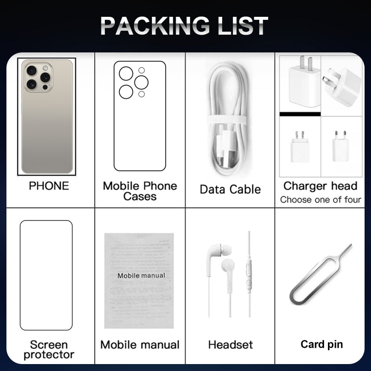 i15 Pro Max / VD1, 3GB+32GB, 6.79 inch Screen, Face Identification, Android 8.1 MTK6753 Octa Core, Network: 4G, Dual SIM(White) - free shipping - PMC TechLife - Order now!