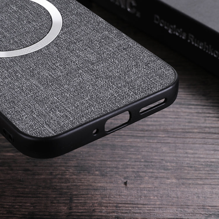 For Google Pixel 9 Pro CD Magnetic Ring Cloth Texture PU Phone Case(Green) - Google Cases by PMC TechLife | Online Shopping South Africa | PMC TechLife | Buy Now Pay Later Mobicred
