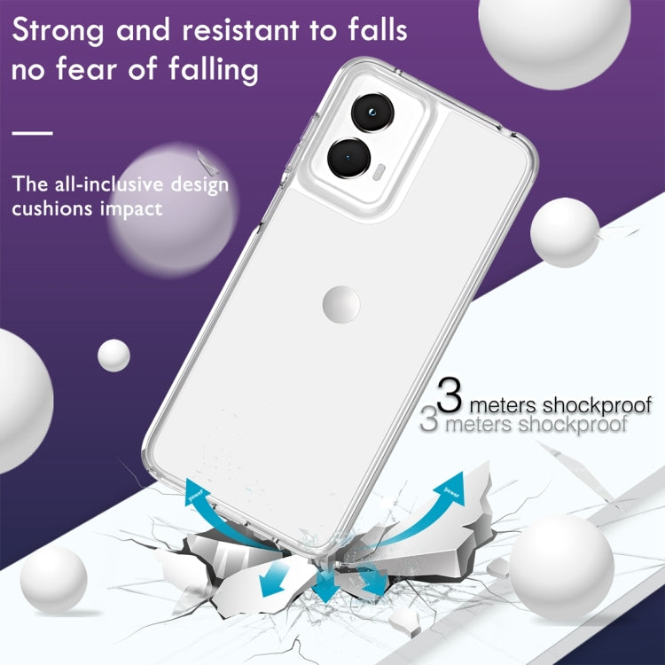 For Motorola Moto G 5G 2024 Terminator Style Shockproof Phone Case(Transparent) - free shipping - PMC Jewellery - Order now!