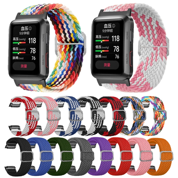 For Huawei Watch D Adjustable Woven Nylon Watch Band(Purple) - Watch Bands by PMC TechLife | Online Shopping South Africa | PMC TechLife