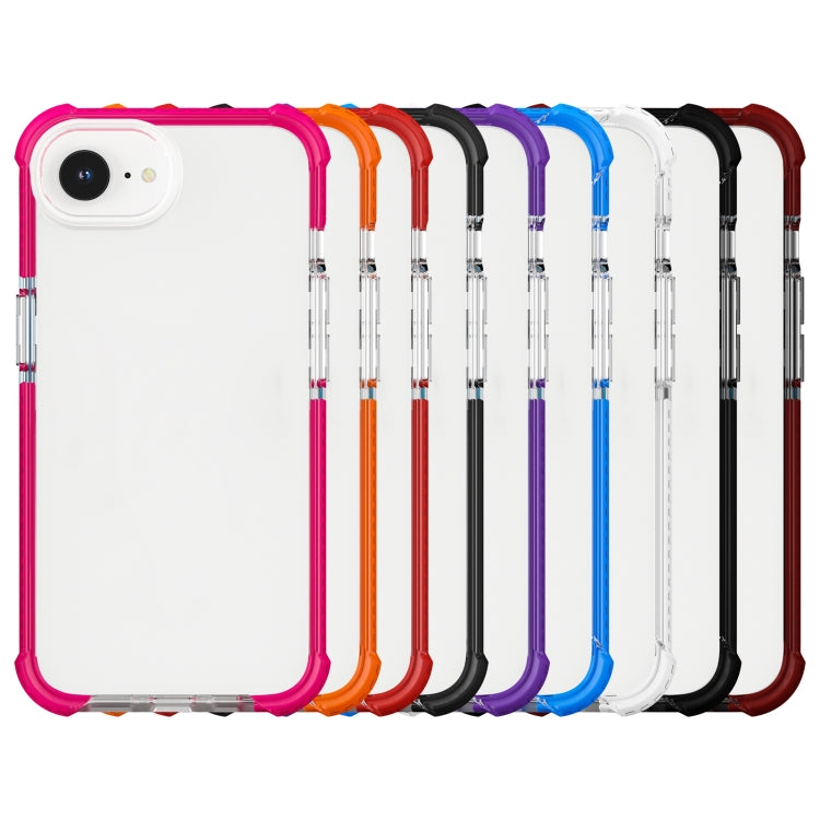 For iPhone 16e Acrylic Full Coverage Shockproof Phone Case(Brown) - iPhone 16e Cases by PMC TechLife | Online Shopping South Africa | PMC TechLife | Buy Now Pay Later Mobicred