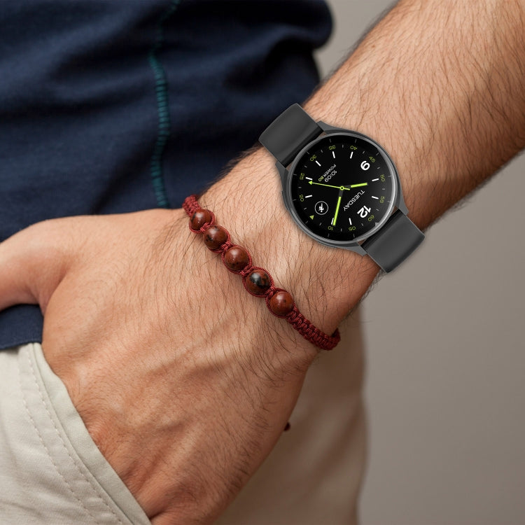 For Xiaomi Watch 2 Solid Color Metal Silver Buckle Silicone Watch Band, Size: S(Green) - Watch Bands by PMC TechLife | Online Shopping South Africa | PMC TechLife