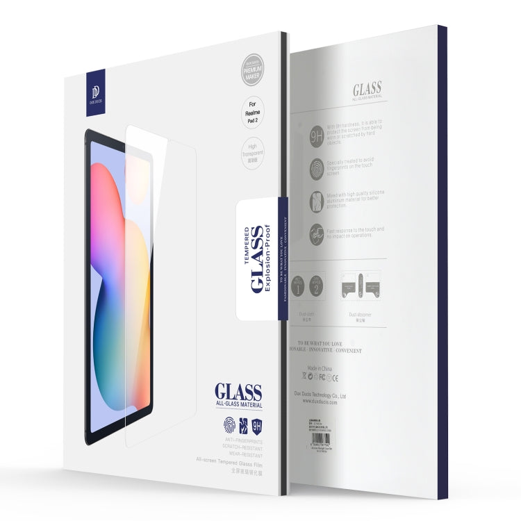 For Realme Pad 2 5pcs DUX DUCIS 0.33mm 9H HD Full Screen Tempered Glass Film - free shipping - PMC Jewellery - Order now!