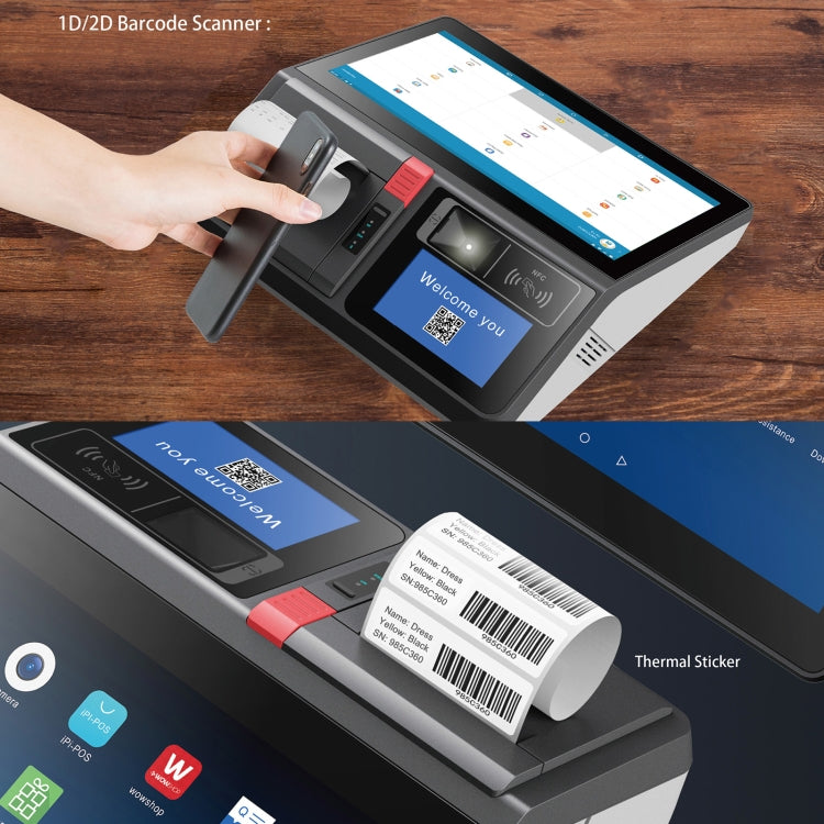 SGT-116 11.6 inch Capacitive Touch POS Terminal Cash Register, 2GB+32GB, RK3568 Quad Core Android 11(UK Plug) - Printer by PMC Jewellery | Online Shopping South Africa | PMC Jewellery | Buy Now Pay Later Mobicred