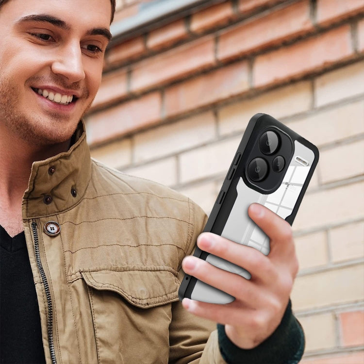 For Xiaomi Redmi Note 13 Pro+ 5G Acrylic + TPU 360 Degrees Full Coverage Phone Case(Black) - Note 13 Pro+ Cases by PMC TechLife | Online Shopping South Africa | PMC TechLife