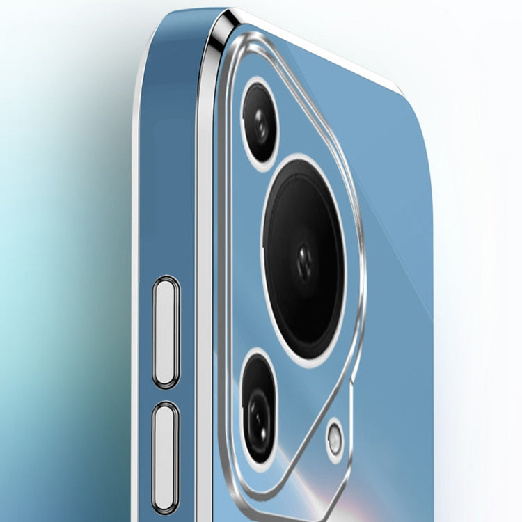 For Huawei Pura 70 Ultra XINLI Straight 6D Plating Gold Edge TPU Phone Case(White) - free shipping - PMC Jewellery - Order now!