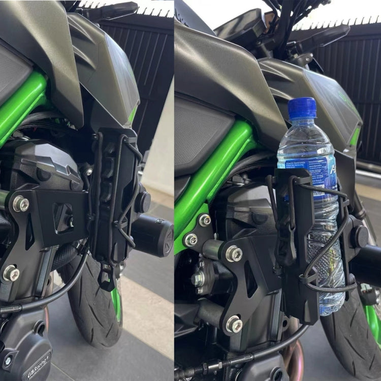 For 25mm Tube Diameter Motorcycle Modified Bumper Drink Water Cup Holder(Black) - Holder by PMC TechLife | Online Shopping South Africa | PMC TechLife | Buy Now Pay Later Mobicred