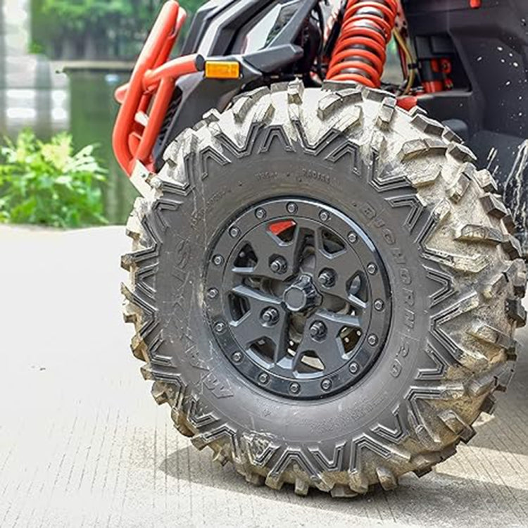 For Can-Am Maverick X3 Turbo R 2017-2020 4pcs/Pack ATV Tire Wheel Hub Caps Decorative Cover - Wheels Tires & Parts by PMC TechLife | Online Shopping South Africa | PMC TechLife | Buy Now Pay Later Mobicred