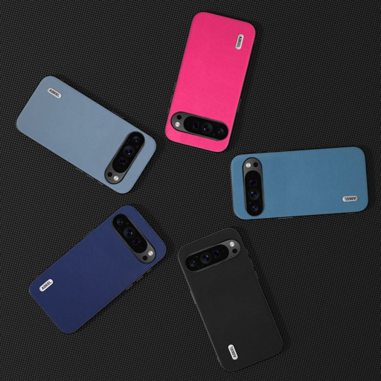 For Google Pixel 9 Pro ABEEL Arashi Texture PU Phone Case(Deep Sea) - Google Cases by PMC TechLife | Online Shopping South Africa | PMC TechLife | Buy Now Pay Later Mobicred