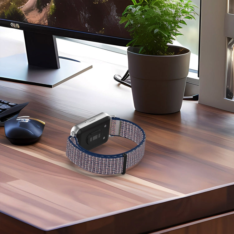 For Samsung Galaxy Fit 3 Nylon Loop Hook and Loop Fastener Watch Band(Seashell) - Watch Bands by PMC TechLife | Online Shopping South Africa | PMC TechLife