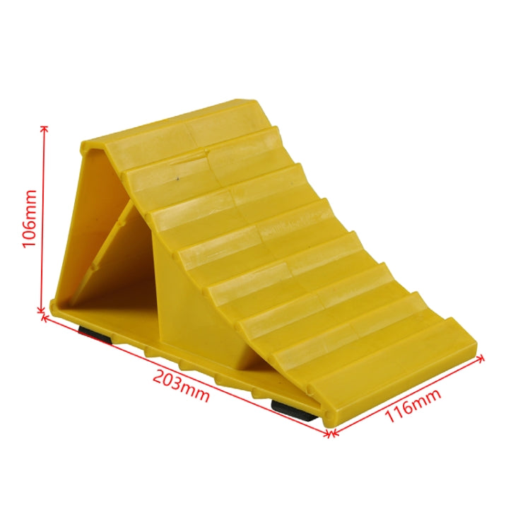Portable Car Tire Anti-slip Block(Yellow) - Others by PMC TechLife | Online Shopping South Africa | PMC TechLife | Buy Now Pay Later Mobicred