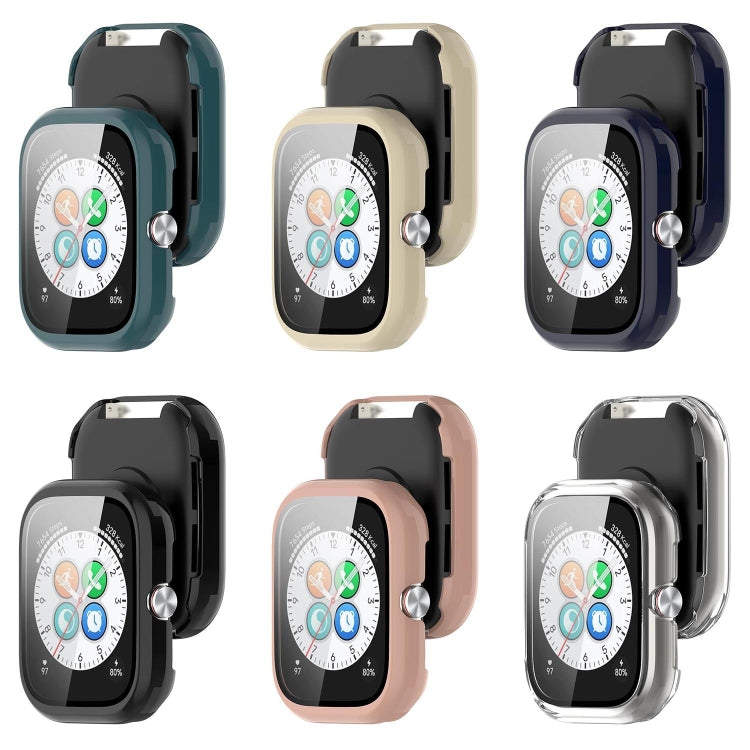 For Honor Choice Haylou Watch PC + Tempered Film Integrated Protective Watch Case(Ink Blue) - Watch Cases by PMC TechLife | Online Shopping South Africa | PMC TechLife