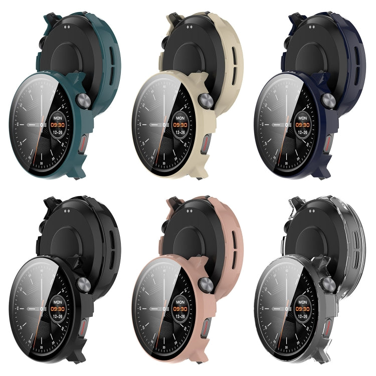 For Xiaomi Mibro Watch Lite 2 PC + Tempered Film Integrated Watch Protective Case(Transparent) - Watch Cases by PMC TechLife | Online Shopping South Africa | PMC TechLife