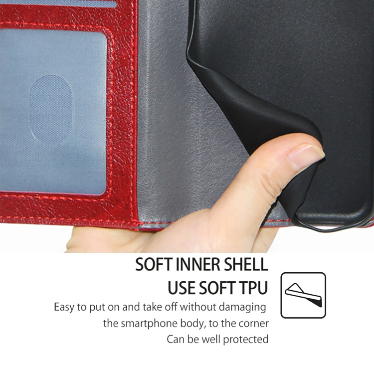 For Motorola Moto G Play 4G 2024 Zipper Bag Leather Phone Case(Red) - Motorola Cases by PMC Jewellery | Online Shopping South Africa | PMC Jewellery | Buy Now Pay Later Mobicred