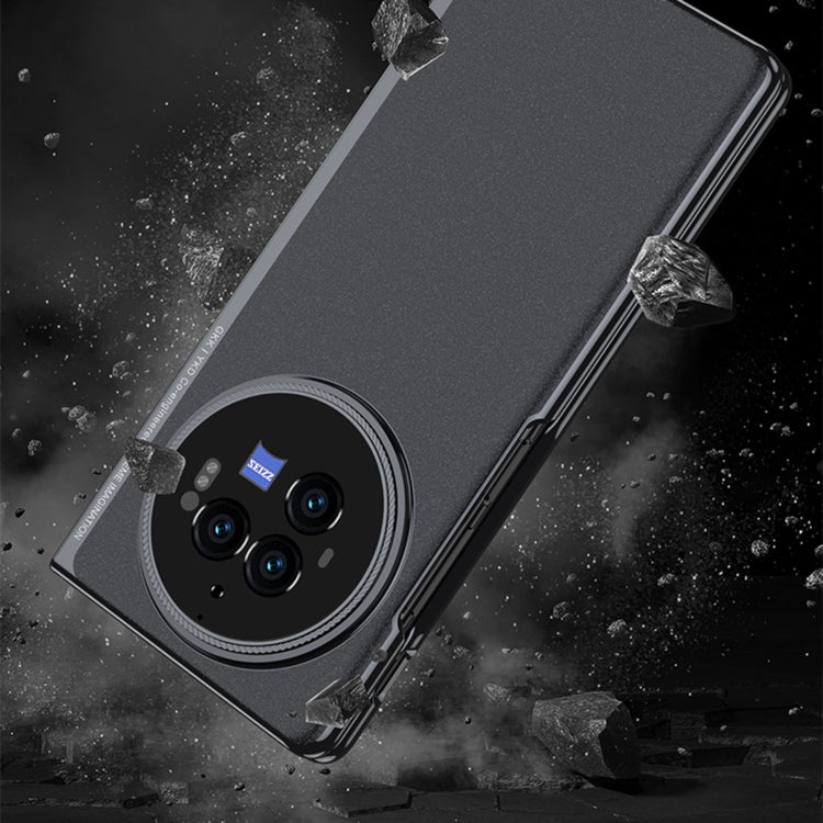 For vivo X Fold3 Pro GKK Integrated Unbounded Frosted AG All-inclusive Shockproof Phone Case(Black) - vivo Cases by GKK | Online Shopping South Africa | PMC TechLife | Buy Now Pay Later Mobicred