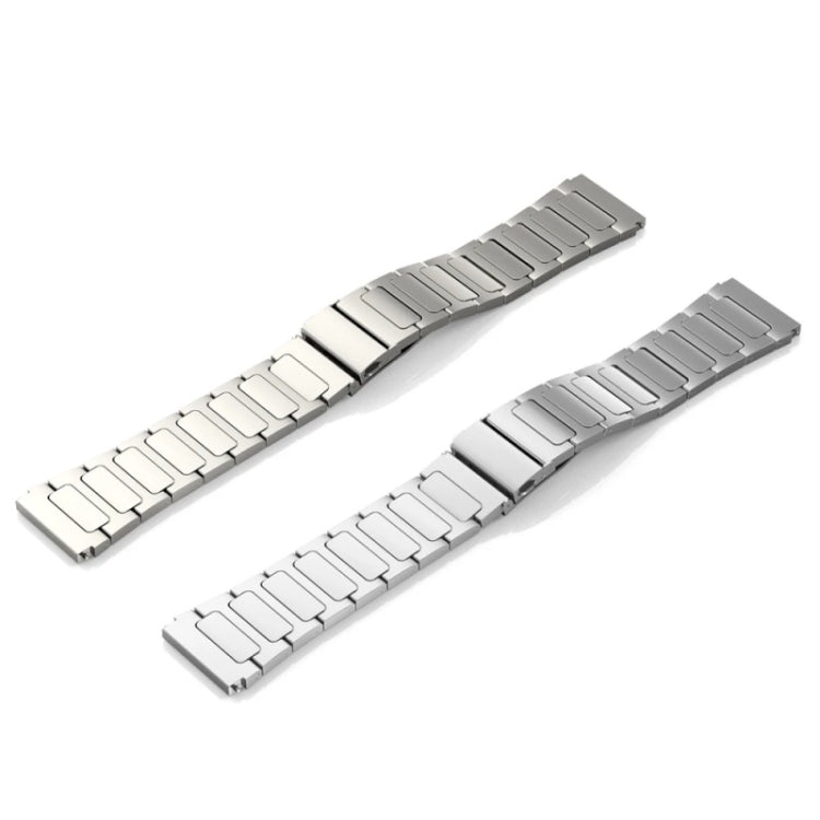 For Huawei Watch 4 / 4 Pro 22mm Flat Buckle Titanium Alloy Watch Band(Silver) - free shipping - PMc TechLife - Order now!