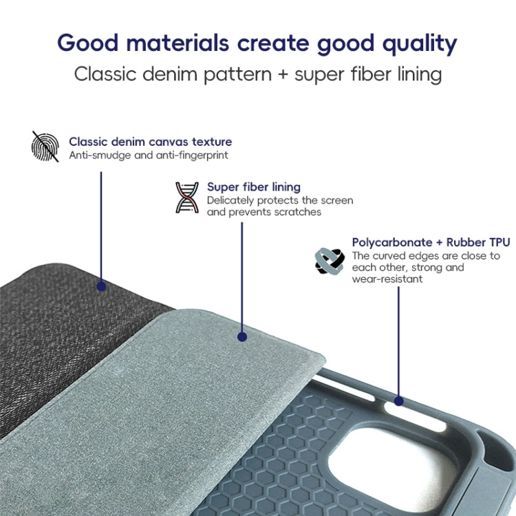 For iPad 2025 / 2022 ZGA Tri-Fold Voltage Smart Leather Tablet Case(Grey) - free shipping - PMc TechLife - Order now!