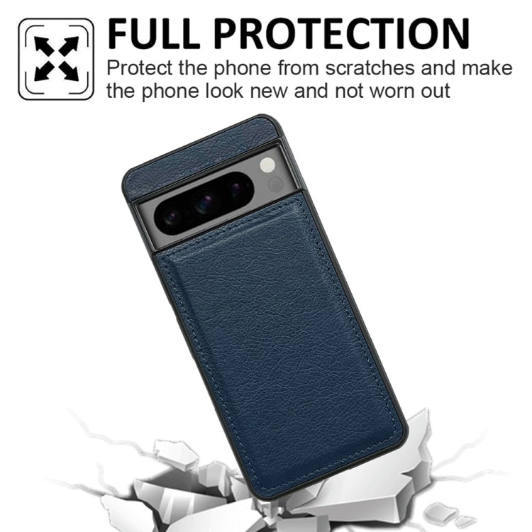 For Google Pixel 9 / Pixel 9 Pro Cowhide Texture Back Cover Phone Case(Royal Blue) - Google Cases by PMC TechLife | Online Shopping South Africa | PMC TechLife | Buy Now Pay Later Mobicred