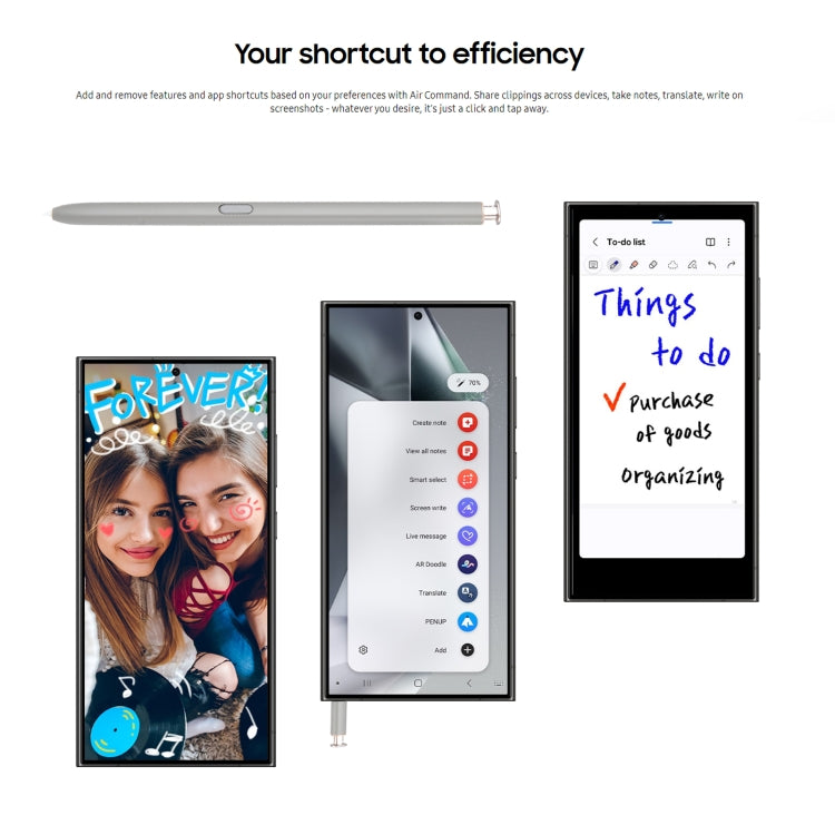 For Samsung Galaxy S24 Ultra 5G High Sensitivity Universal Capacitive Stylus Pen(Grey) - Stylus Pen by PMC TechLife | Online Shopping South Africa | PMC TechLife | Buy Now Pay Later Mobicred