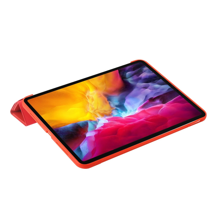 For iPad Pro 11 2024 TPU Deformation Flip Leather Tablet Case with Holder(Red) - iPad Pro 11 2024 Cases by PMC TechLife | Online Shopping South Africa | PMC TechLife | Buy Now Pay Later Mobicred