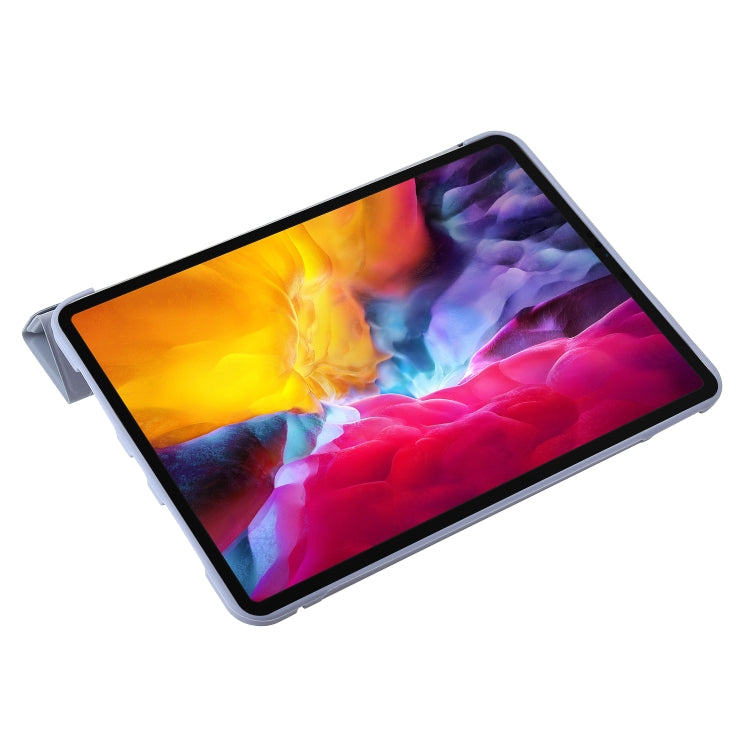 For iPad Pro 11 2024 TPU Deformation Flip Leather Tablet Case with Holder(Purple) - free shipping - PMC TechLife - Order now!